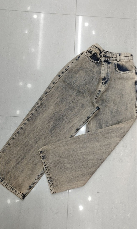 خرید شلوار جین زنانه واید لگ، نیم بگ